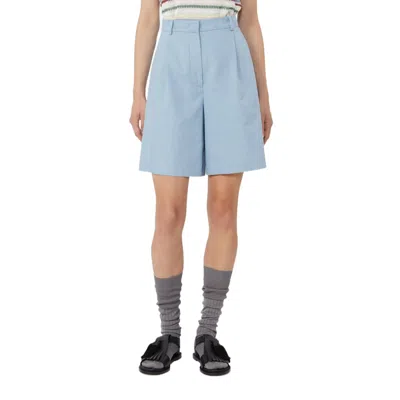 Weekend Max Mara Belt Loop Shorts In Brown