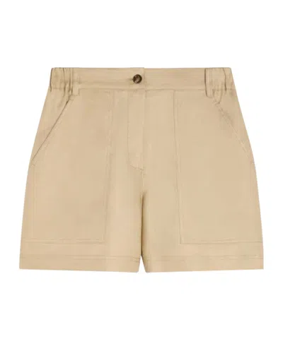 Weekend Max Mara Belt Loop Shorts In Brown