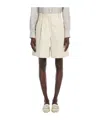 Weekend Max Mara Belt-loop Shorts In White