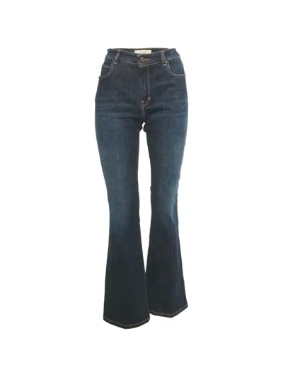 Pre-owned Weekend Max Mara Belt-loops Jeans In Blue