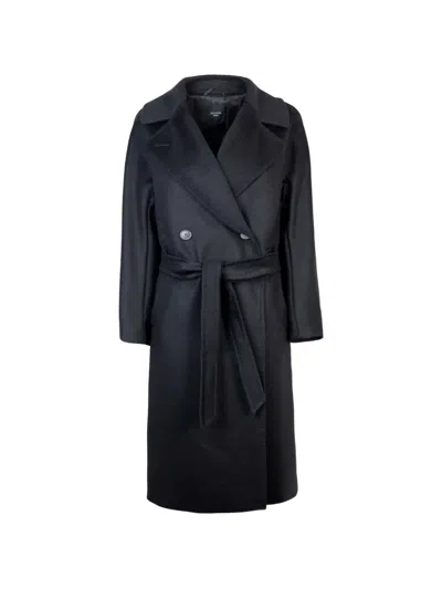 WEEKEND MAX MARA BELTED DOUBLE-BREASTED COAT