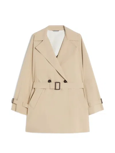 Weekend Max Mara Belted Jacket In Neutral