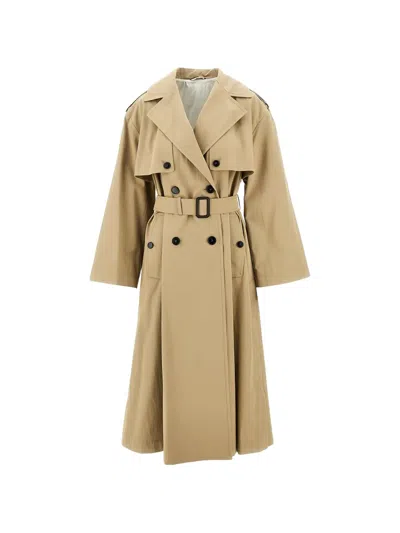 Weekend Max Mara Belted Trench In White