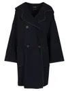 Weekend Max Mara Bergen Coat Coats Blue In Blue