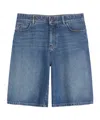 Weekend Max Mara Bermudas De Denim De Algodón
