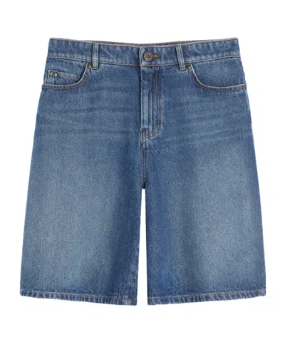 Weekend Max Mara Bermudas De Denim De Algodón
