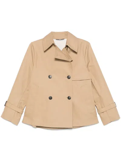 Weekend Max Mara Biglia Peacoat In Beige