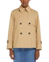 Weekend Max Mara Women's Biglia - Drip-proof Gabardine Short Trench Coat In Beige
