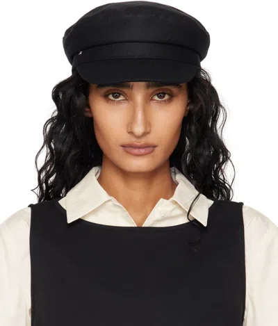 Weekend Max Mara Black Angora Cap