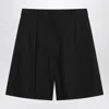 Weekend Max Mara Black Bermuda Shorts In And In Black