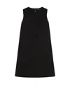 Weekend Max Mara Sleeveless Shift Mini Dress In Black