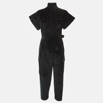 Weekend Max Mara Black Corduroy Jumpsuit