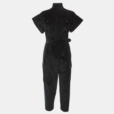 Pre-owned Weekend Max Mara Black Corduroy Jumpsuit S