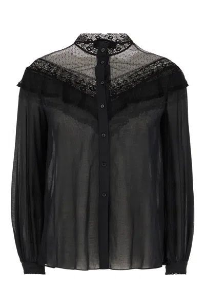 Weekend Max Mara Black Cotton Blouse
