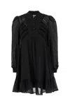 Weekend Max Mara Lace-insert Ruffled Mini Dress