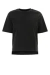 WEEKEND MAX MARA BLACK COTTON MULTID T-SHIRT WEEKEND MAX MARA