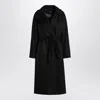 Weekend Max Mara Resina Double-breasted Wool Coat In Black