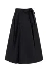 Weekend Max Mara A-line Pleated Skirt Waist Tie