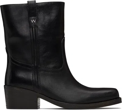 Weekend Max Mara Black Ranch Boots