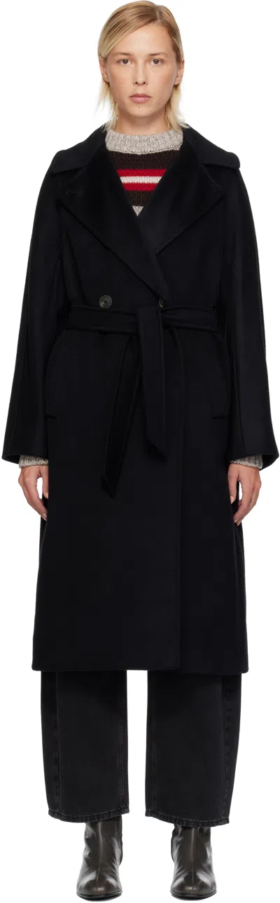 Weekend Max Mara Black Resina Coat