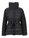 Weekend Max Mara Long-sleeved Cotton-padded Jacket In Black