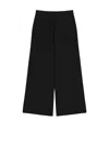 Weekend Max Mara Elastic Waist Casual Pants In Black
