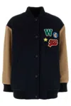 Weekend Max Mara Women's Wool Adorni Bomber Jacket In Black