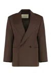 Weekend Max Mara Blazer In Levantine Wool In Brown