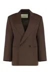 Weekend Max Mara Blazer In Levantine Wool In Brown
