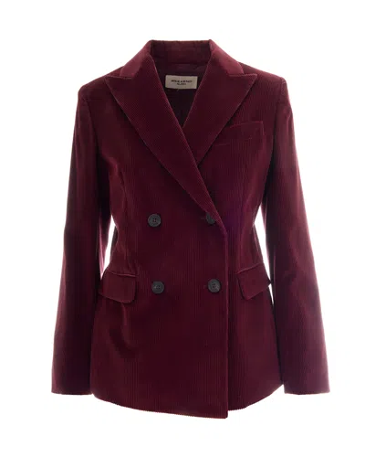 Weekend Max Mara Blazer Katanga Bordeaux In Wkdkatanga006