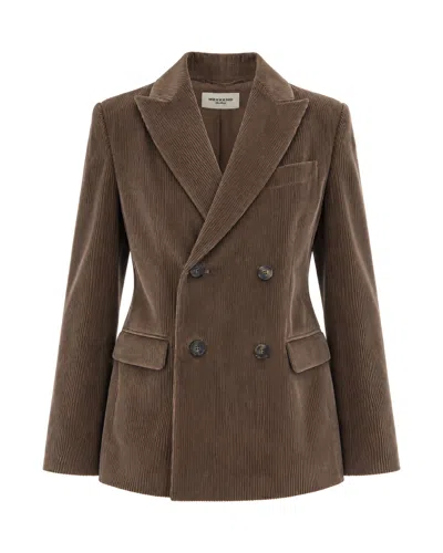Weekend Max Mara Blazer Katanga Marrone Chiaro In Brown
