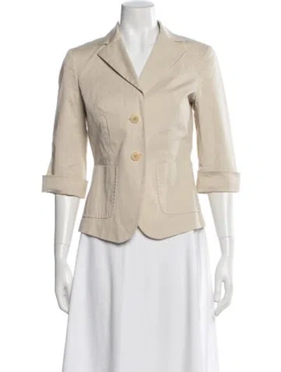 Pre-owned Weekend Max Mara Blazer In Neutral
