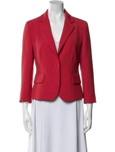 Pre-owned Weekend Max Mara Blazer In Red