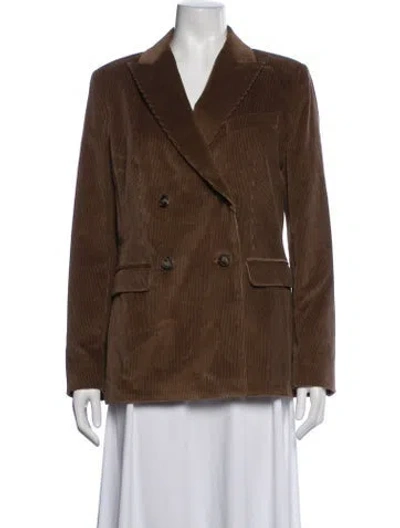 Pre-owned Weekend Max Mara Blazer W/ Tags In Brown