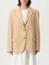 Weekend Max Mara Single-breasted Blazer In Brown