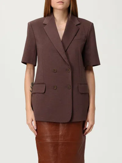 Weekend Max Mara Blazer Woman  In Brown