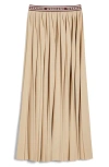 Weekend Max Mara Tan Bleu Maxi Skirt In Sand