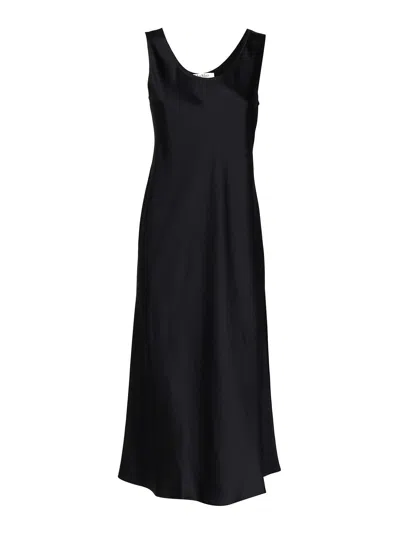 Weekend Max Mara Blue Banjo Dress In Black