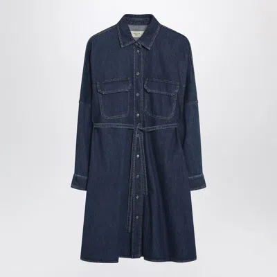 WEEKEND MAX MARA BLUE DENIM SHIRT DRESS