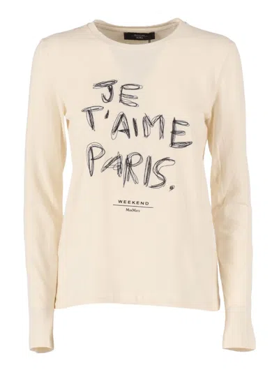 Weekend Max Mara Blusa In Neutral
