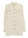Weekend Max Mara Woman Shirt Ivory Size 10 Cotton In White