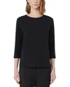 Weekend Max Mara Boat Neck Top In Black