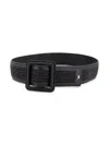 Weekend Max Mara Adjustable Square Buckle Woven Texture Metal Detail