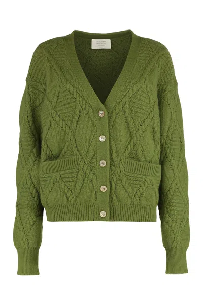 Weekend Max Mara Bolero Mohair Blend Cardigan In Green