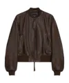 Weekend Max Mara Bomber Jacket In Black