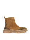 Weekend Max Mara Boots In Suede Genepi