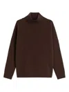 Weekend Max Mara Borgia Virgin Wool Turtleneck Sweater In Brown