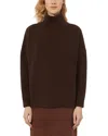 Weekend Max Mara Borgia Virgin Wool Turtleneck Sweater In Brown
