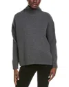 Weekend Max Mara Borgia Anthracite Grey Turtleneck Sweater In Gray