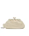 Weekend Max Mara Medium Pasticcino Sphere Clasp Shoulder Bag In Neutral